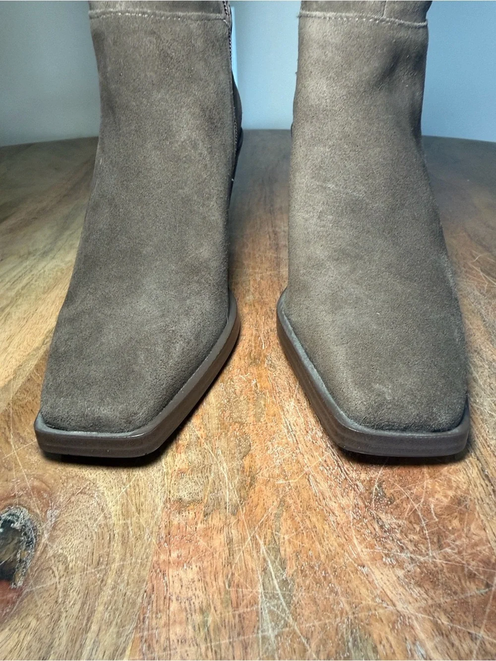 NWOT Vince Camuto Alimber Brown Suede Slouch Boots 8.5